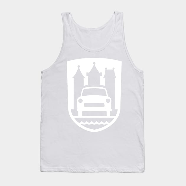 Trabant Wappen Zwickau (white) Tank Top by GetThatCar